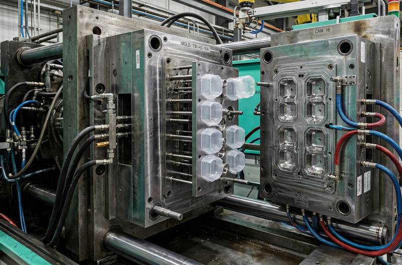 Thin wall high speed injection mould open cavity — Siddhi Mould Vasai Mumbai